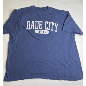 Dade City, Florida T-Shirt, Blue With White Lettering Size XL